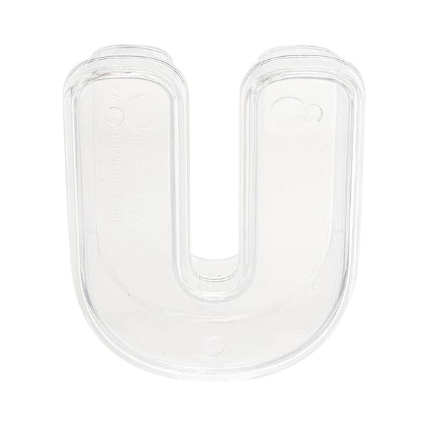 Caixa Acrílica Pop Festta com Tampa Letra U Caixa Acrílica Pop Festta com Tampa Letra U