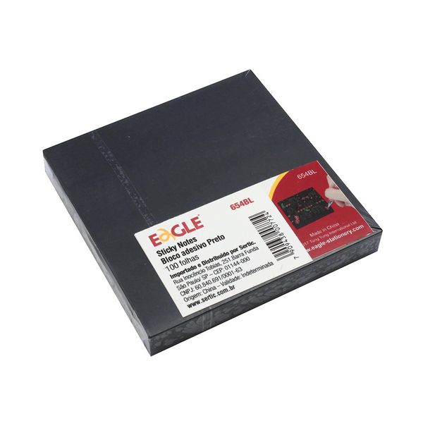 Bloco Adesivo Eagle Lousa Quadrado Notes 100 Folhas Bloco Adesivo Eagle Lousa Quadrado Notes 100 Folhas