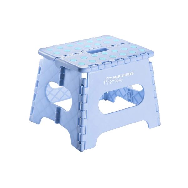 Banquinho Multiuso Multilaser Dobrável Azul