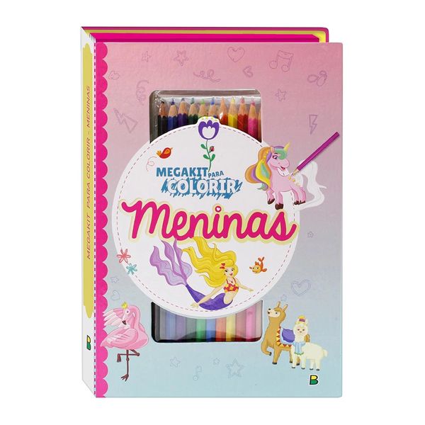 Livro Infantil Todolivro Megakit para Colorir Meninas