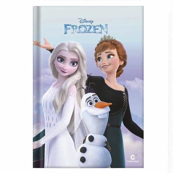 Caderno Brochura Culturama Capa Dura 1/4 Le Disney Frozen 96 Folhas II