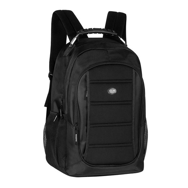 Mochila Laptop Clio Style Executiva Cabo de Aço Preta ML3110 18