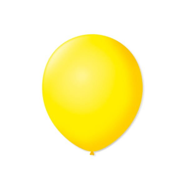 Balão São Roque Imperial Nº7 com 50 Unidades Amarelo Citrino
