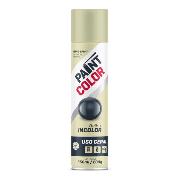 Tinta Spray para Uso Geral Paintcolor Verniz 350ml