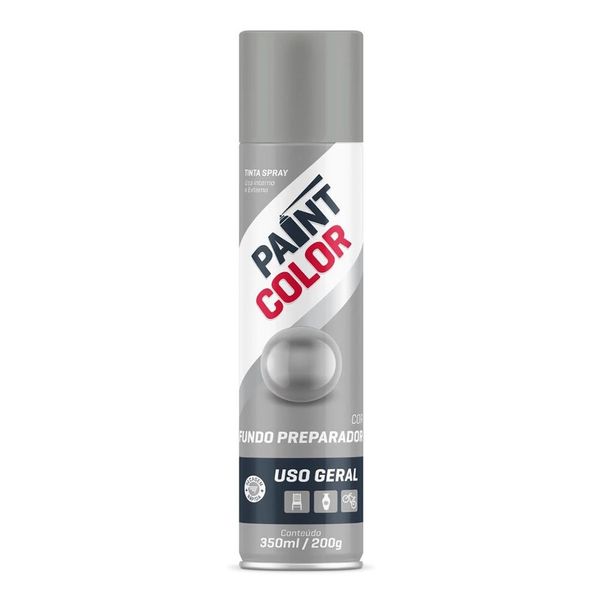 Tinta Spray Uso Geral Paintcolor Cinza 350ml