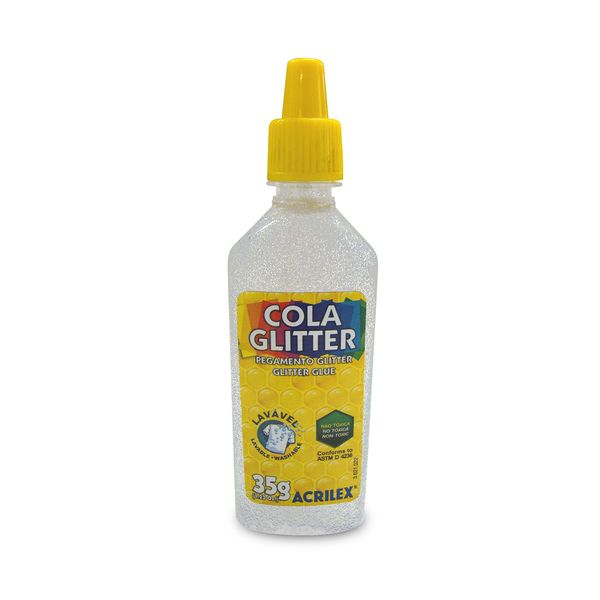 Cola Acrilex Gliter Cristal 35g