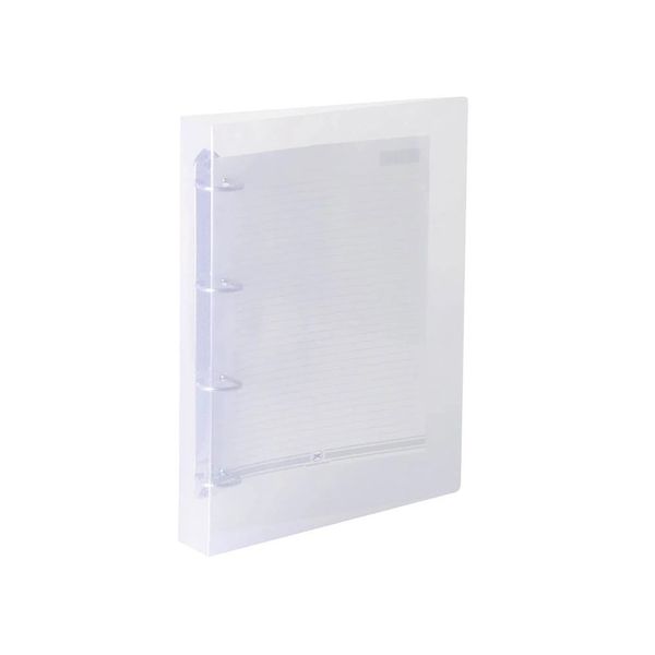 Fichário Universitário Dac Polipropileno 04 Argolas Cristal Translúcido Fichário Universitário Dac Polipropileno 04 Argolas Cristal Translúcido