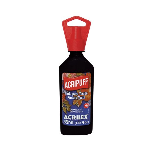 Tinta para Tecido Acripuff 35ml Preto Tinta para Tecido Acripuff 35ml Preto