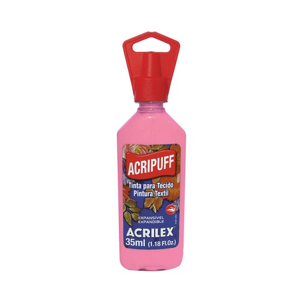 Tinta para Tecido Acripuff 35ml Rosa