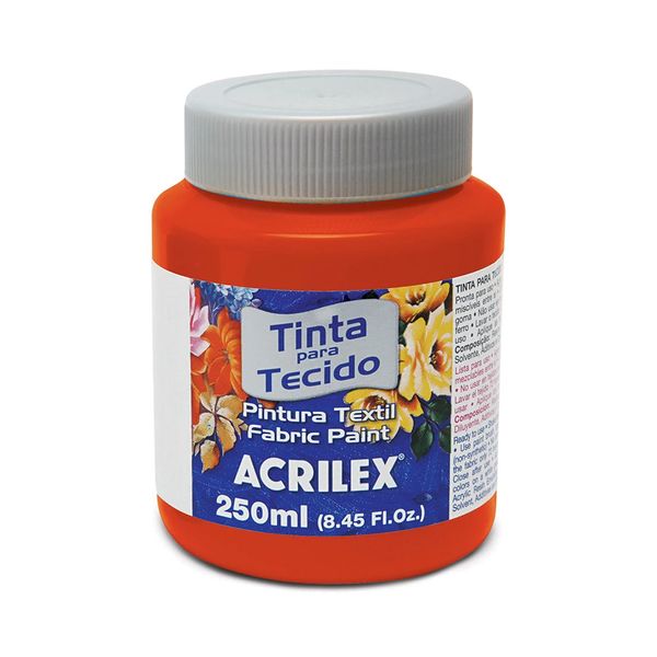 Tinta para Tecido Acrilex 250ml Vermelho Tomate Tinta para Tecido Acrilex 250ml Vermelho Tomate