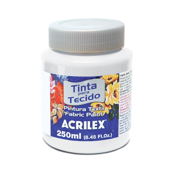 Tinta para Tecido 250ml Branca Tinta para Tecido 250ml Branca