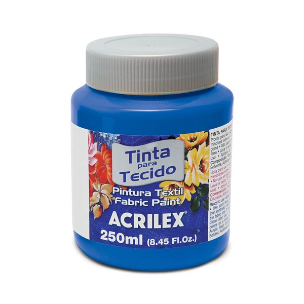 Tinta para Tecido 250ml Azul Turquesa