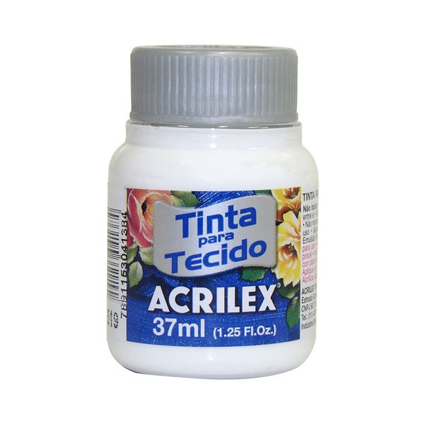 Tinta para Tecido 37ml Branca Tinta para Tecido 37ml Branca