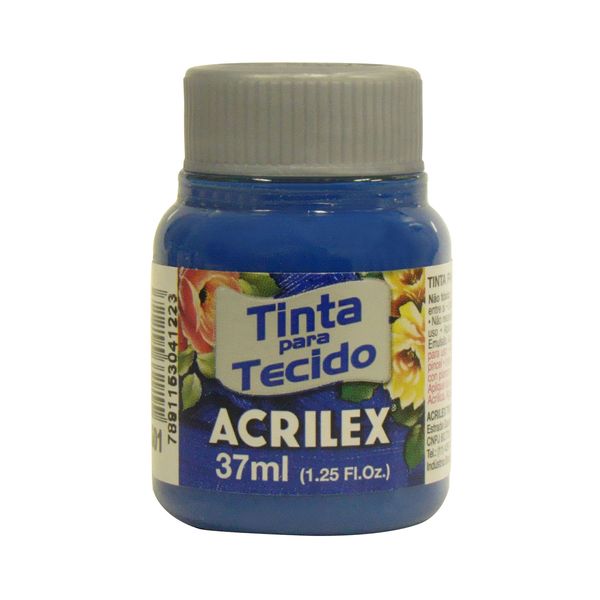 Tinta para Tecido 37ml Azul Turquesa. Tinta para Tecido 37ml Azul Turquesa.