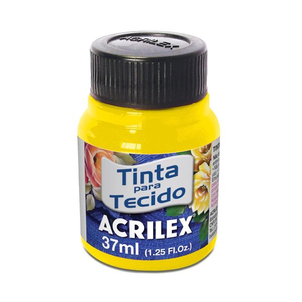 Tinta para Tecido Fluorescente 37ml Verde Limão Tinta para Tecido Fluorescente 37ml Verde Limão