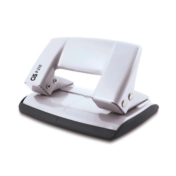 Perfurador de Papel Cis Office Metálico Branco com 2 Furos para até 10 Folhas Perfurador de Papel Cis Office Metálico Branco com 2 Furos para até 10 Folhas