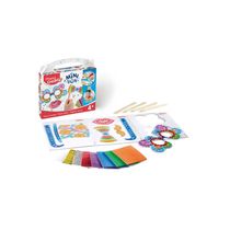 Kit Creativ Maped Mini Box Artistico com Acessórios, Quadro Paper Mosaico e Cartela de Adesivos