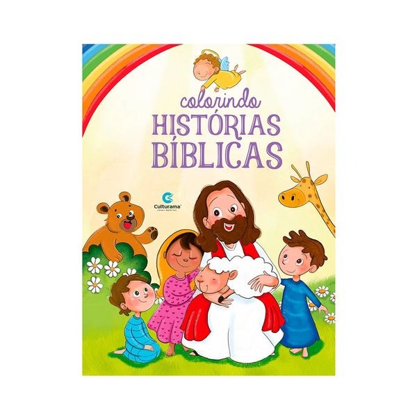 Livro Infantil Culturama Colorindo Histórias Bíblicas