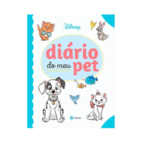 Livro Culturama Diário do Meu Pet Disney