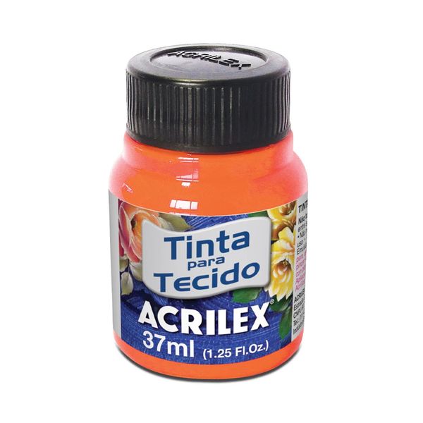 Tinta para Tecido Fluorescente 37ml Amarelo Ouro Tinta para Tecido Fluorescente 37ml Amarelo Ouro