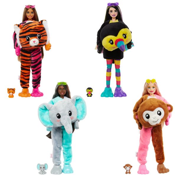 Barbie Cutie Reveal Boneca Série Selva - Item Sortido