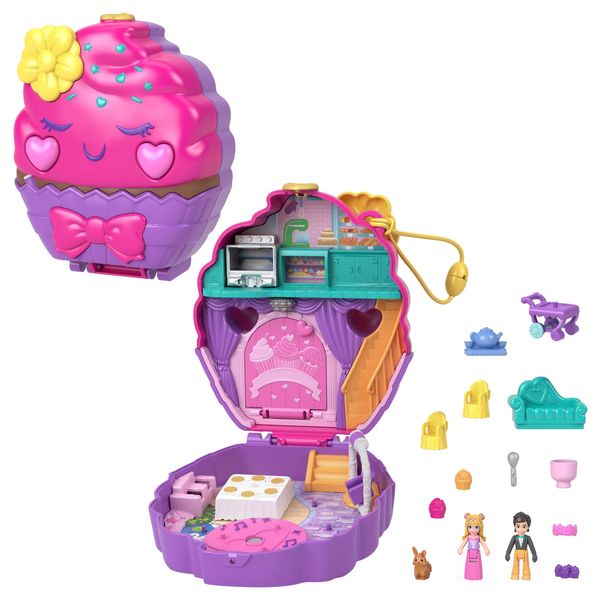 Conjunto Polly Pocket Padaria de Cupcakes