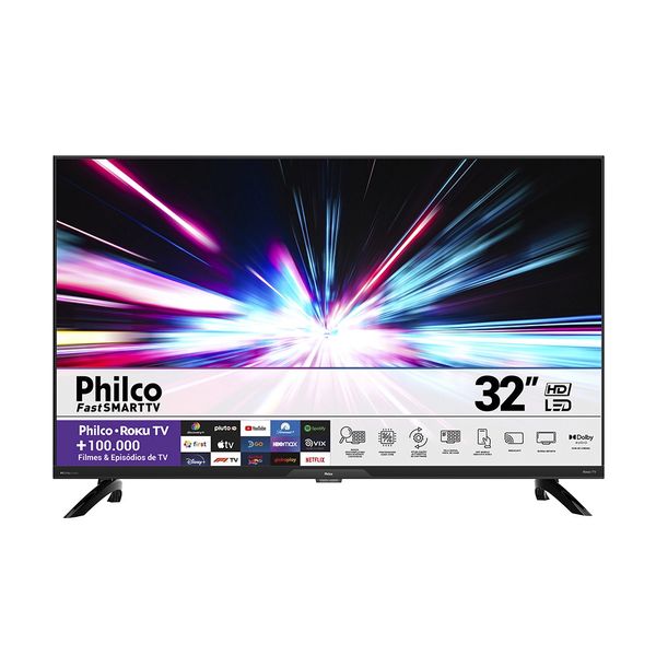 Smart TV Philco PTV32G7ER2CPBLH 32” Dolby Audio Led Bivolt