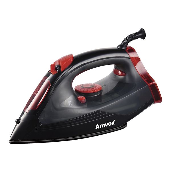 Ferro de Passar Roupa a Vapor Amvox AF1605 Preto 127V Ferro de Passar Roupa a Vapor Amvox AF1605 Preto 127V