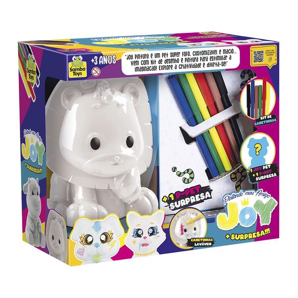 Leãozinho para Pintura Joy Samba Toys