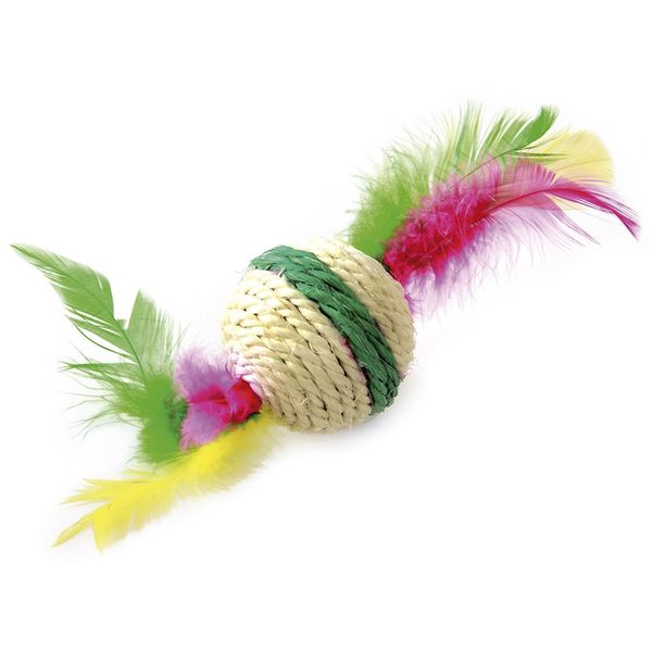 Brinquedo para Gato Pet Napi Bola de Sisal com Catnip - Item Sortido Brinquedo para Gato Pet Napi Bola de Sisal com Catnip - Item Sortido