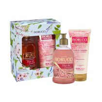kit Sabão Líquido 500 ml + Loção Hidratante 200ml Flor de Cerejeira