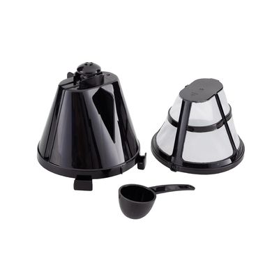Cafeteira Elétrica com Porta Filtro Philco Titanium Inox Preta 18 Xícaras - 220V