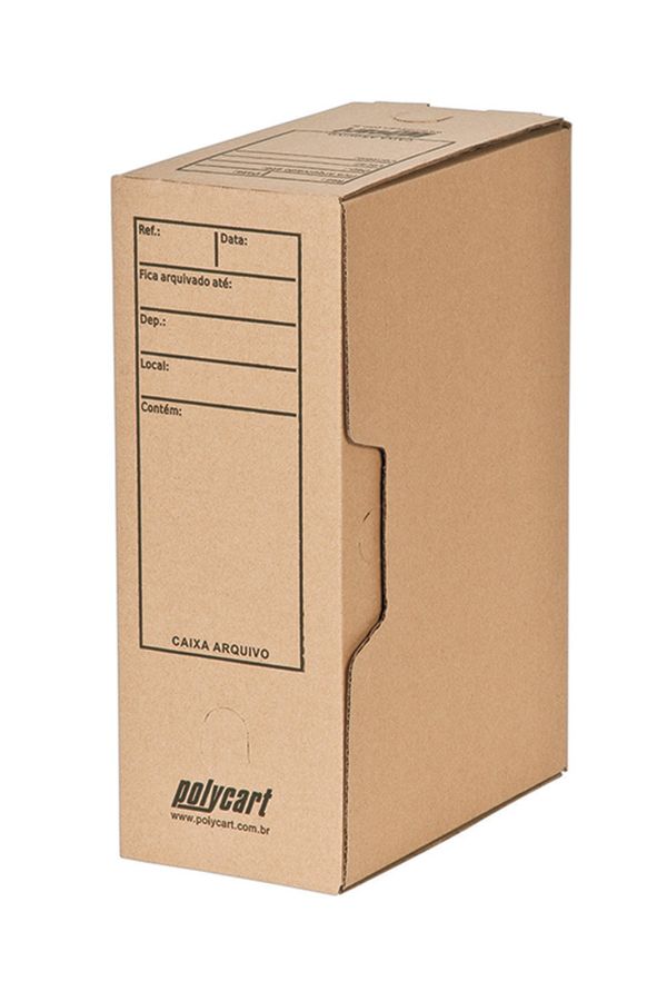 Caixa Arquivo Morto Polycart Papelão 240x360x140mm