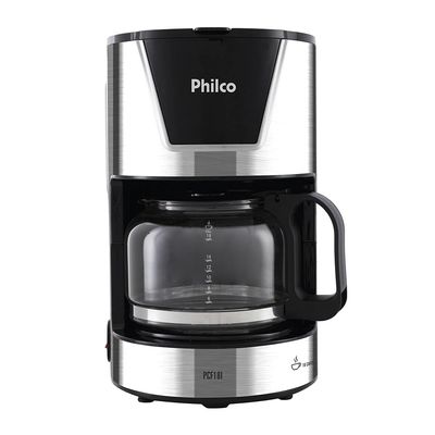 Cafeteira Elétrica Philco Titanium PCF18I Prata 18 Xícaras - 220V
