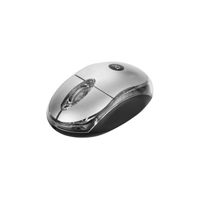 Mouse Bright Espanha com fio USB Prata 107