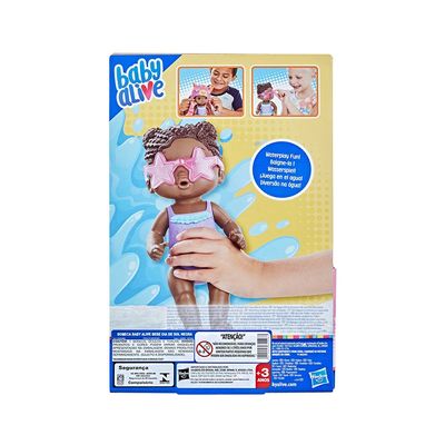 Boneca Baby Alive Dia De Sol Negra