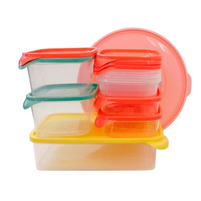 Conjunto de Potes de Plástico Lev+ com 10 Peças