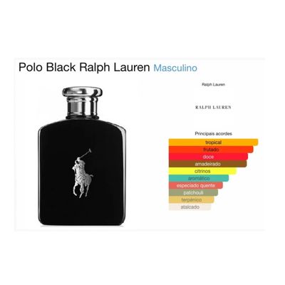 Ralph Lauren Polo Black Masculino Eau De Toilette 125 ml