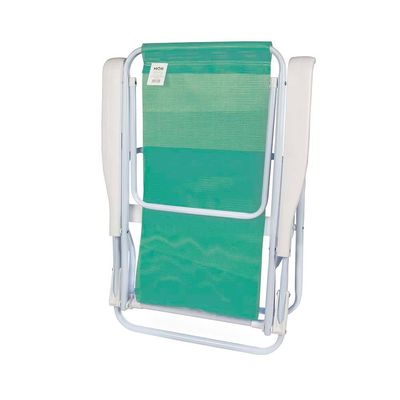Cadeira De Praia Piscina Reclinável 8 Posições Sannet Mor Verde
