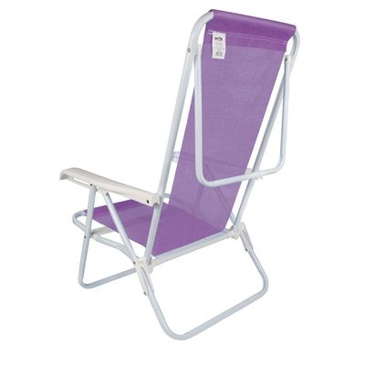 Cadeira De Praia Piscina Reclinável 8 Posições Sannet Mor Lilás