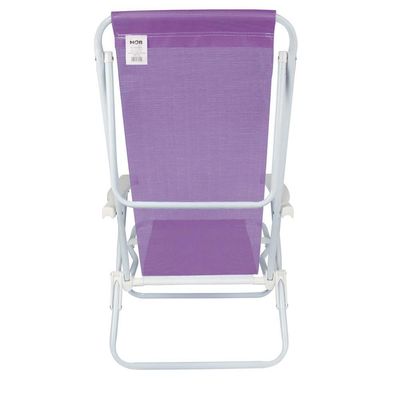Cadeira De Praia Piscina Reclinável 8 Posições Sannet Mor Lilás