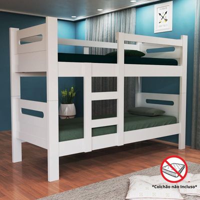 Beliche 2 Andares Branca Em MDF Alta Qualidade Moderno