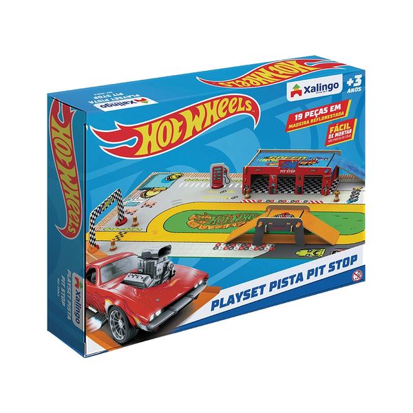 Playset Pista Pit Stop Hot Wheels
