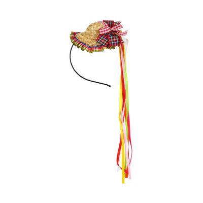 Tiara Chapéu Junino Le 8cm - Item Sortido