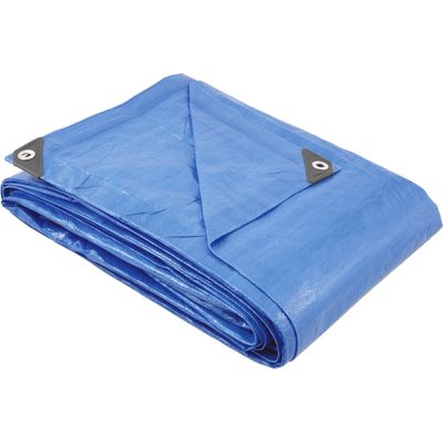 Lona polietileno 8x5m azul 150 micras média - Vonder