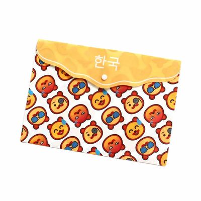 Pasta Envelope Malote A4 Le Decorada Fruits & Cactos com Fecho Botão Cores Diversas
