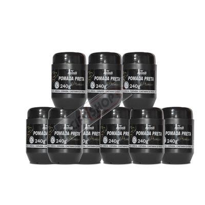 Pomada Preta Pote 250g Massagem Premium Arnica Menthol Eucalipto