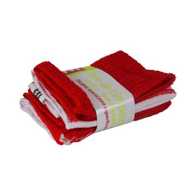 Pano de Limpeza Le Lar com 4 Peças Cores Diversas - Item Sortido