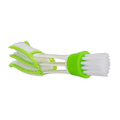 Escova de Limpeza Le Dupla com Microfibra Verde