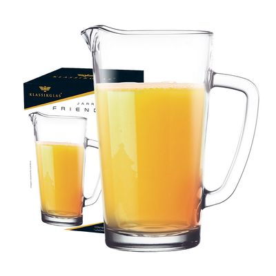 Jarra de Vidro com Alça Ruvolo Friends 1,2L